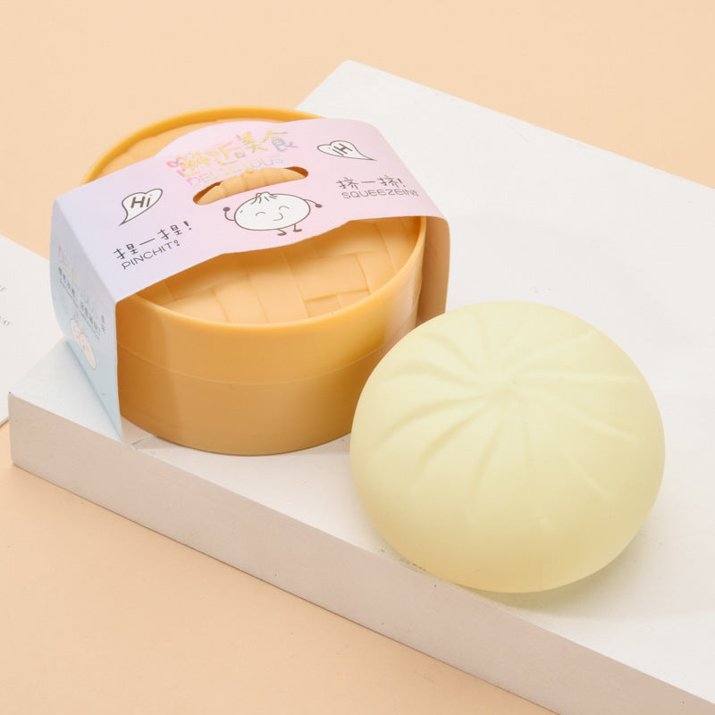 Simulated Bun Squishy Stress Relief Toy