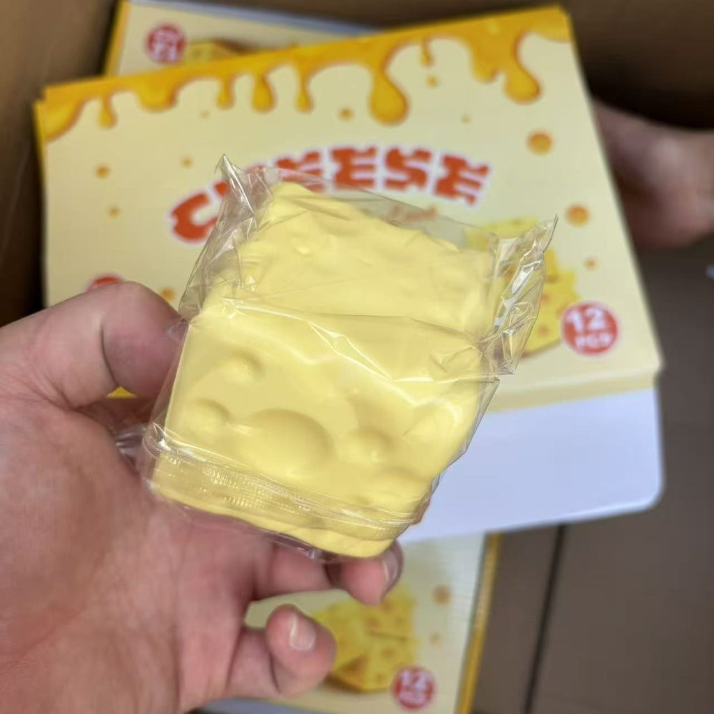 Soft Deformable Cheese Stress Relief Toy