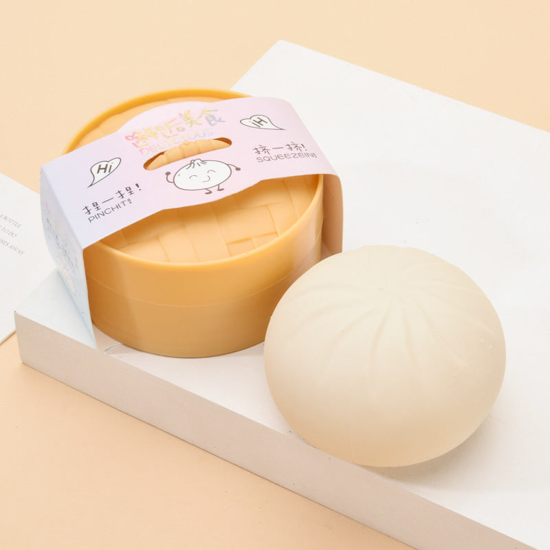Simulated Bun Squishy Stress Relief Toy