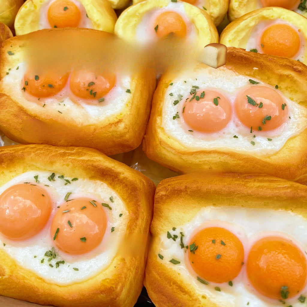 Slow Rebound Scallion Fried Egg Toast Squishy Toy