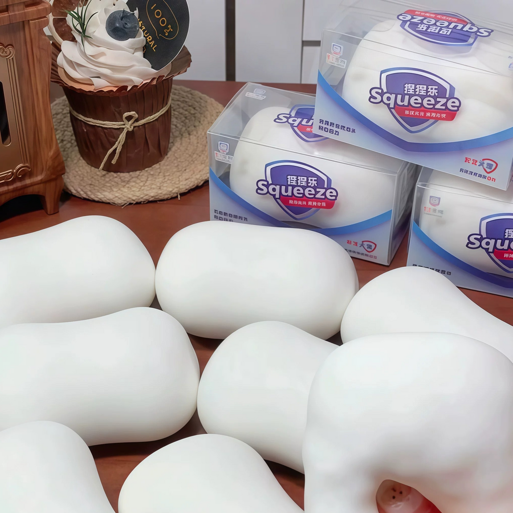 Squeeze the stress-relieving toy