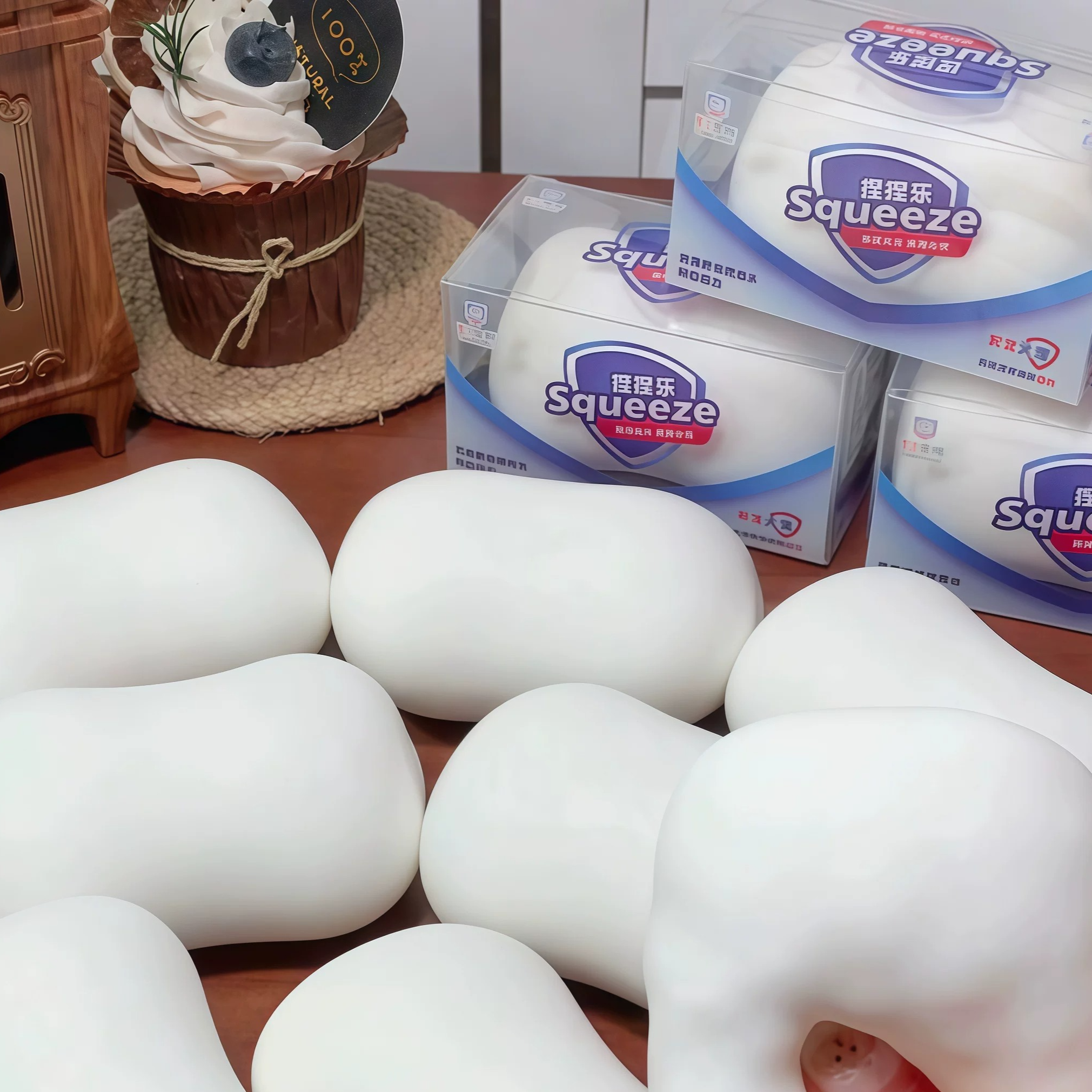 Squeeze the stress-relieving toy