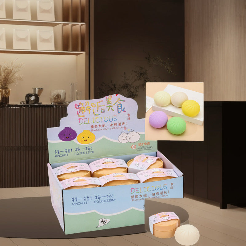 Simulated Bun Squishy Stress Relief Toy