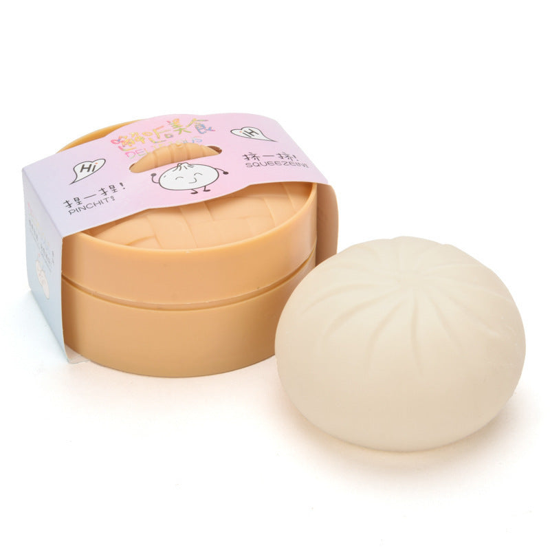 Simulated Bun Squishy Stress Relief Toy
