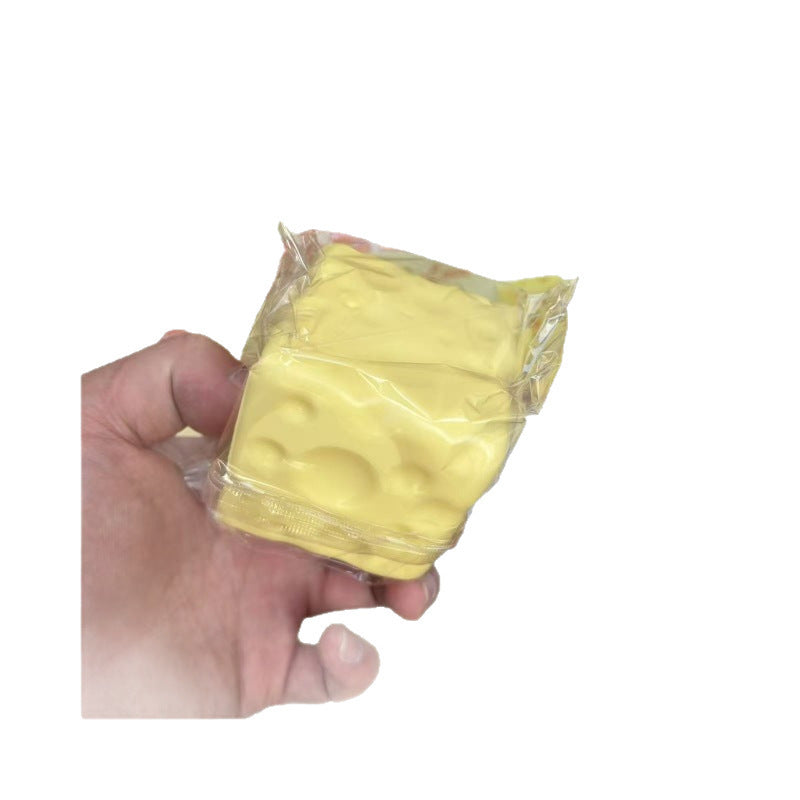Soft Deformable Cheese Stress Relief Toy